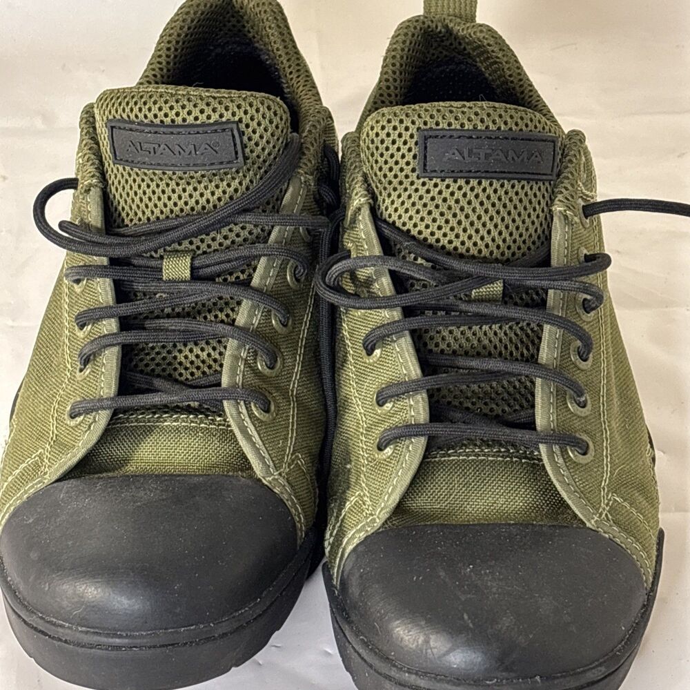 Men's Altama Maritime Assault Low Tactical Olive Green Shoes 335006 Sz 9.5 EUC